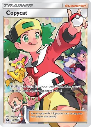Copycat (Full Art) (163/168) - SM  Celestial Storm Holofoil - Ultra Rare
