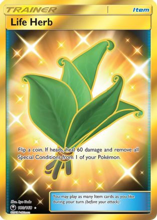Life Herb (Secret) (180/168) - SM  Celestial Storm Holofoil - Secret Rare