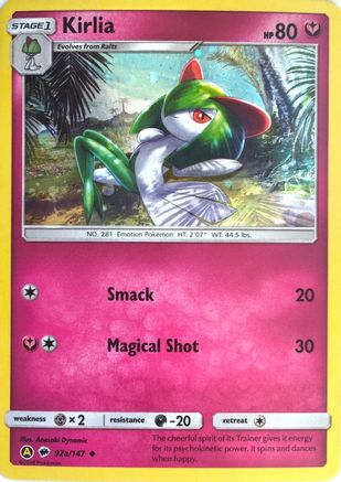 Kirlia - 92a/147  - Alternate Art Promos Holofoil