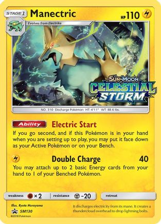 Manectric (Prerelease) (SM130/248) - SM Promos Holofoil - Promo