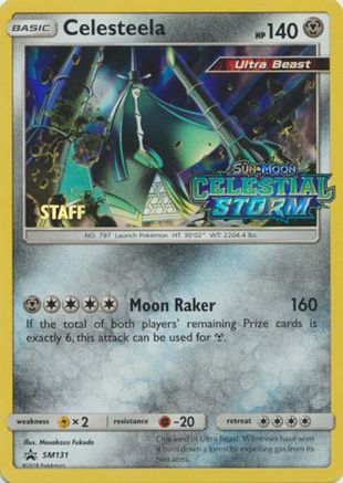 Celesteela (Prerelease) [Staff] (SM131) - SM Promos Holofoil - Promo