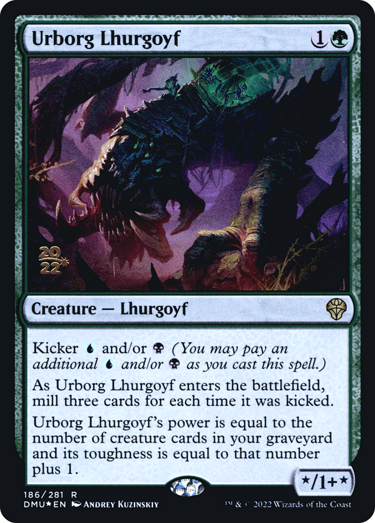Urborg Lhurgoyf (PRE-186S) - Dominaria United Promos (Prerelease) Foil