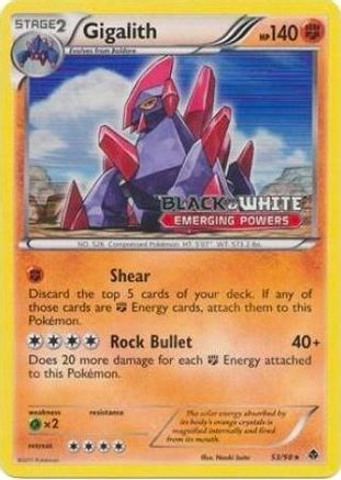 Gigalith 053/98 - Black and White Promos Holofoil - Promo