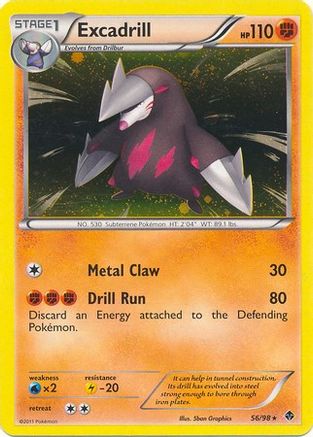 Excadrill 056/98 - Blister Exclusives Holofoil - Promo