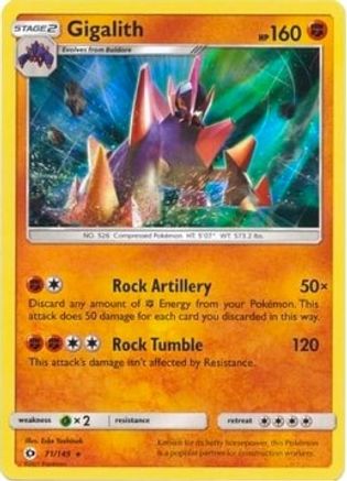 Gigalith 071/149 - Blister Exclusives Holofoil - Promo
