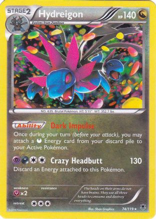 Hydreigon 074/119 - Blister Exclusives Holofoil - Promo