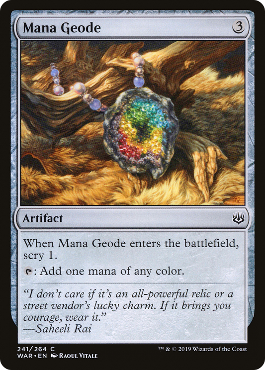 Mana Geode (WAR-241) - War of the Spark