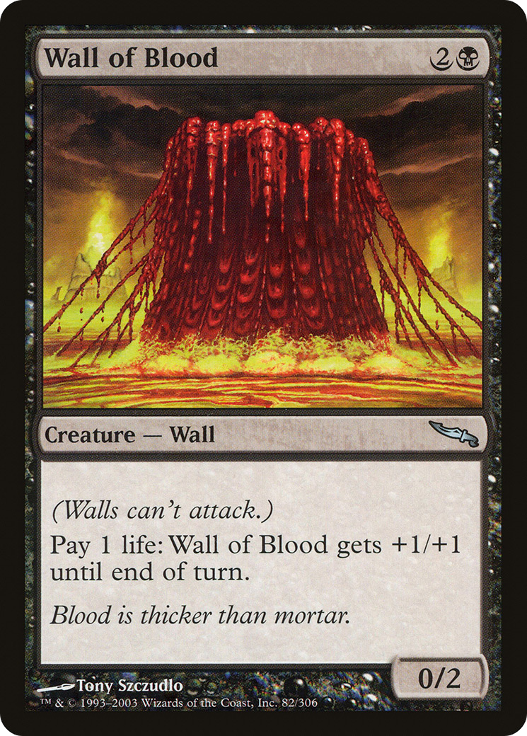 Wall of Blood (MRD-082) - Mirrodin Foil