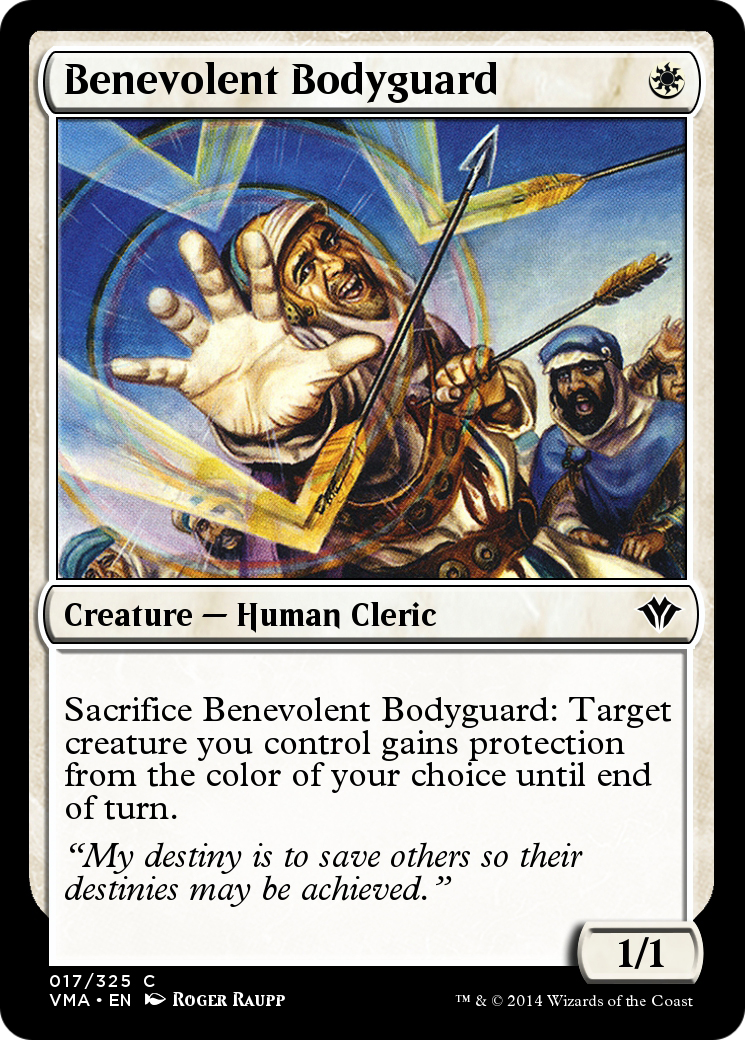 Benevolent Bodyguard (VMA-017) - Vintage Masters