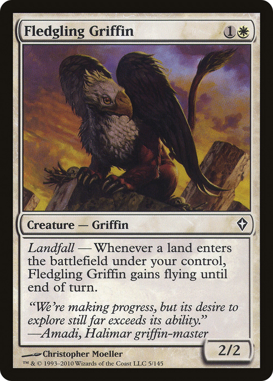 Fledgling Griffin (WWK-005) - Worldwake Foil