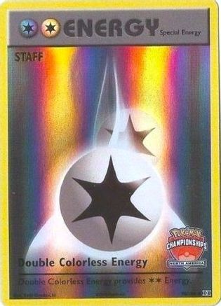 Double Colorless Energy (North America Championships) [Staff] (90/108) - League & Championship Cards Reverse Holofoil - Promo