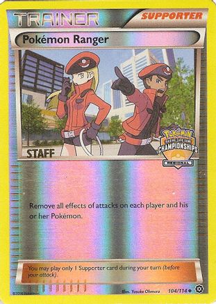 Pokemon Ranger (Regional Championships) [Staff] (104/114) - League & Championship Cards Reverse Holofoil - Promo