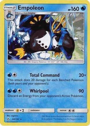 Empoleon - 34/156 (Cracked Ice Holo) 34 - Deck Exclusives Holofoil