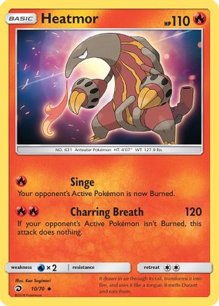 Heatmor (10/70) - Dragon Majesty  - Uncommon