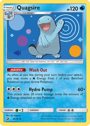 Quagsire 26/70 - Dragon Majesty