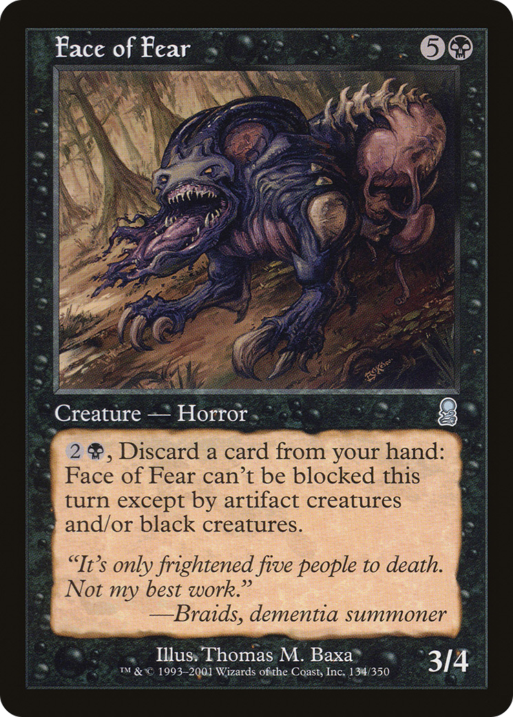 Face of Fear (ODY-134) - Odyssey Foil