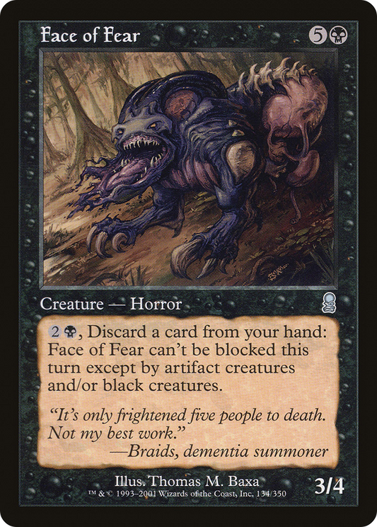 Face of Fear (ODY-134) - Odyssey Foil