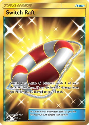 Switch Raft (Secret) (77/70) - Dragon Majesty Holofoil - Secret Rare