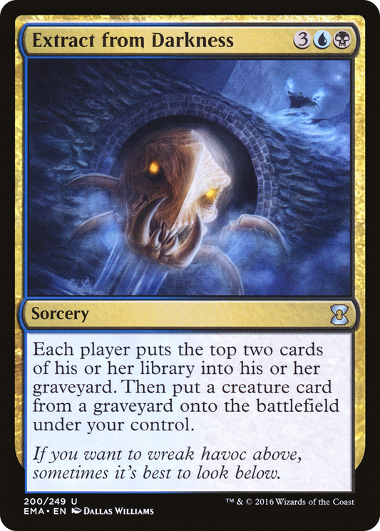 Extract from Darkness (EMA-200) - Eternal Masters Foil