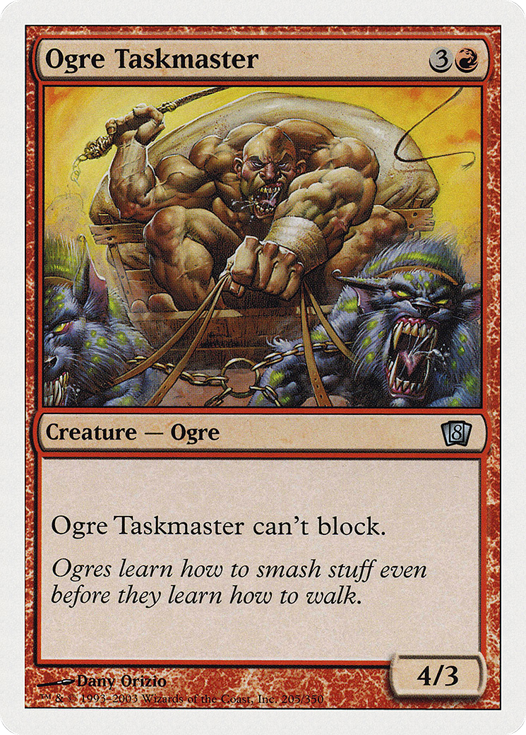 Ogre Taskmaster (8ED-205) - Eighth Edition