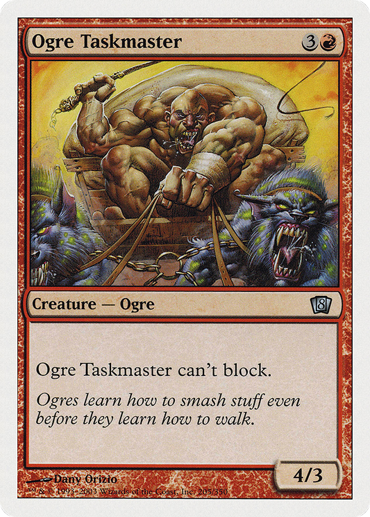 Ogre Taskmaster (8ED-205) - Eighth Edition