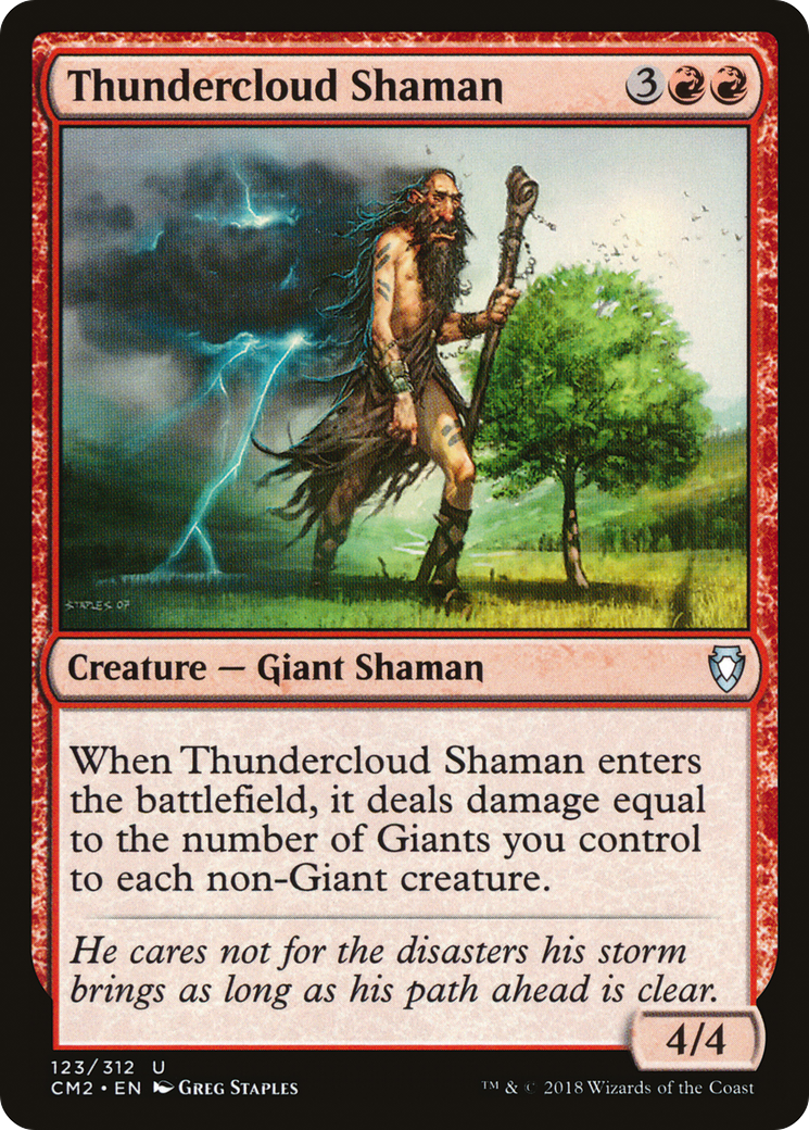 Thundercloud Shaman (CM2-123) - Commander Anthology Volume II