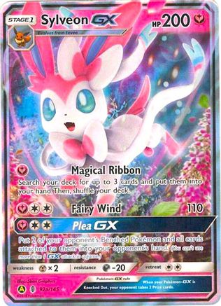 Sylveon GX - 92a/145  - Alternate Art Promos Holofoil