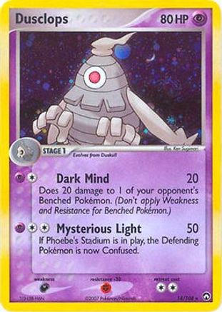 Dusclops 014/108 - Deck Exclusives Holofoil - Holo Rare