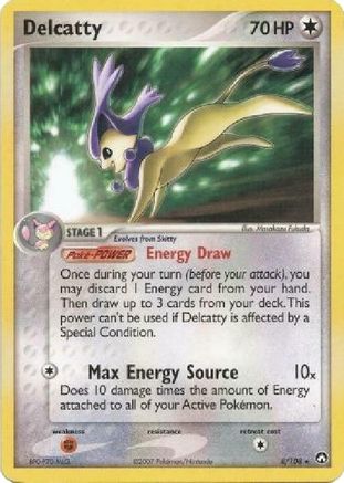 Delcatty - 8/108 (EX Power Keepers) 8 - Deck Exclusives