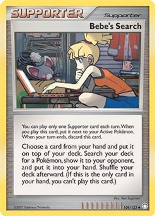 Bebe's Search 109/123 - Miscellaneous Cards & Products Holofoil - Promo