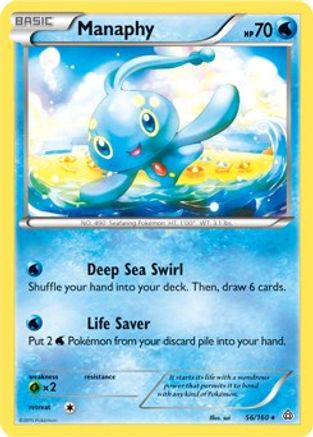 Manaphy 056/160 - Deck Exclusives Normal - Rare
