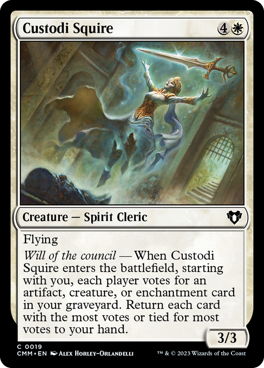 Custodi Squire (CMM-019) - Commander Masters
