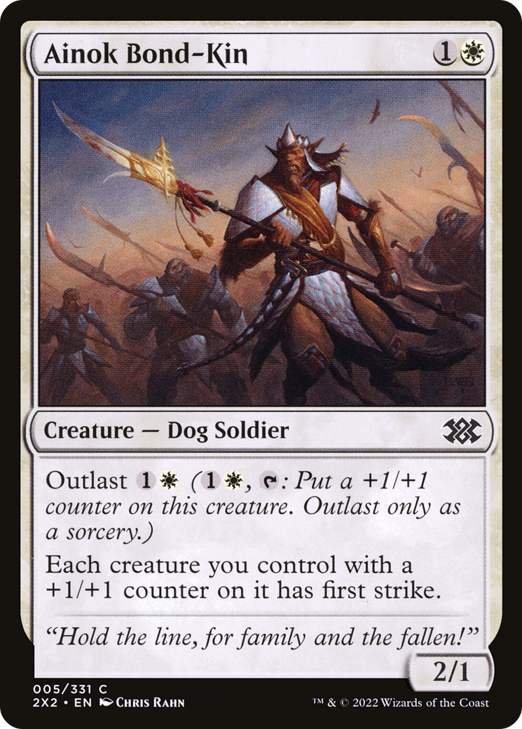 Ainok Bond-Kin (2X2-005) - Double Masters 2022 Foil