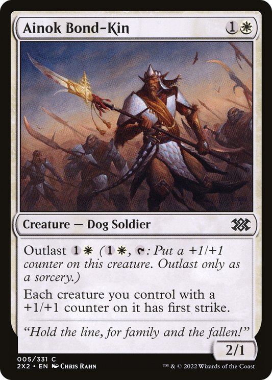 Ainok Bond-Kin (2X2-005) - Double Masters 2022 Foil