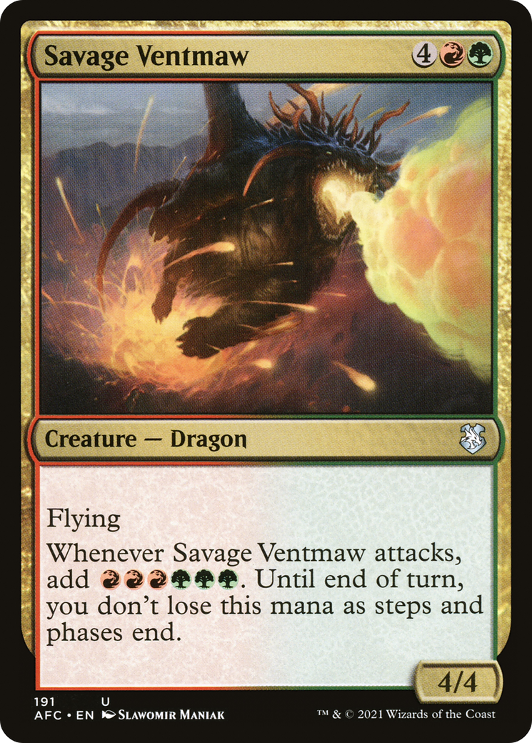 Savage Ventmaw (AFC-191) - Forgotten Realms Commander