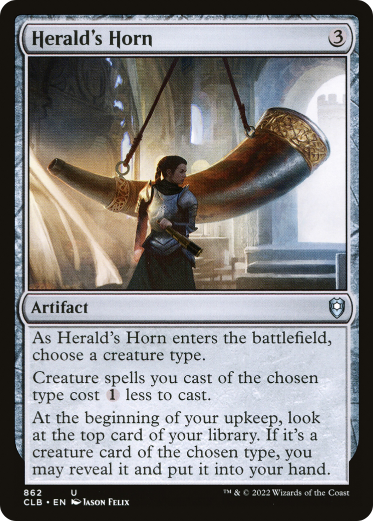 Herald's Horn (CLB-862) - Commander Legends: Battle for Baldur's Gate