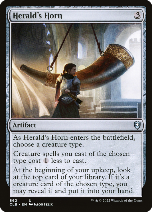 Herald's Horn (CLB-862) - Commander Legends: Battle for Baldur's Gate