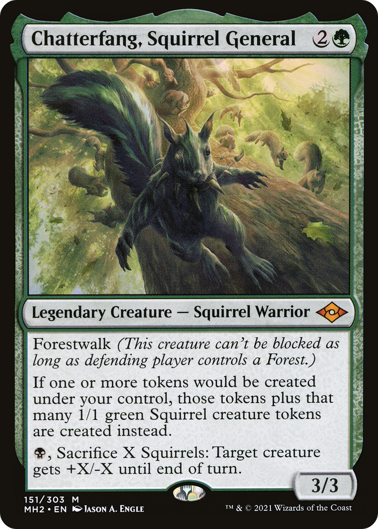 Chatterfang, Squirrel General (MH2-151) - Modern Horizons 2