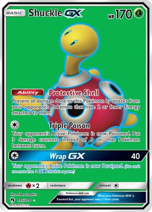 Shuckle-GX 195/214 - Lost Thunder Holofoil