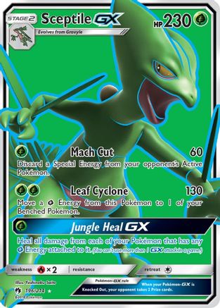 Sceptile-GX 196/214 - Lost Thunder Holofoil