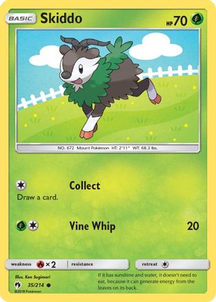 Skiddo 35/214 - Lost Thunder