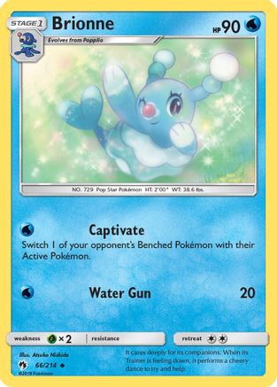Brionne (66/214) - SM  Lost Thunder Reverse Holofoil - Uncommon