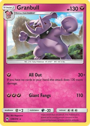 Granbull 138/214 - Lost Thunder