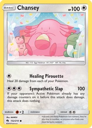 Chansey 152/214 - Lost Thunder