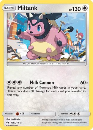 Miltank (158/214) - SM  Lost Thunder  - Rare