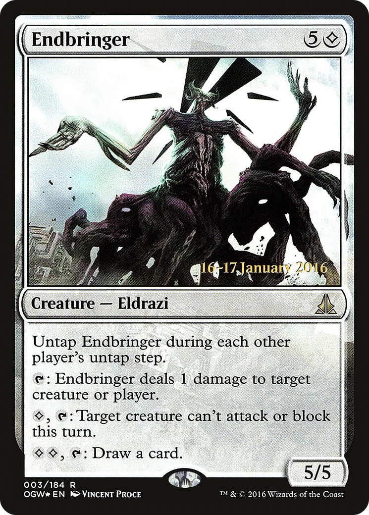 Endbringer (PRE-03S) - Oath of the Gatewatch Promos (Prerelease) Foil