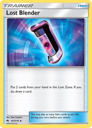 Lost Blender (181/214) - SM  Lost Thunder Reverse Holofoil - Uncommon