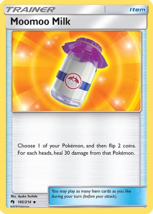 Moomoo Milk (185/214) - SM  Lost Thunder  - Uncommon