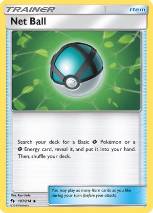 Net Ball 187/214 - Lost Thunder Reverse Holofoil