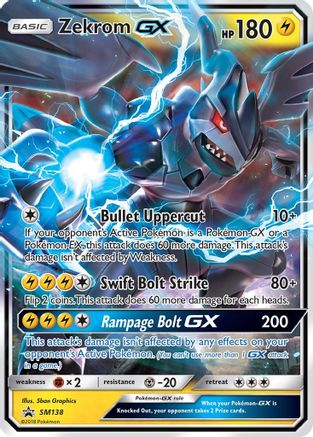 Zekrom-GX SM138/248 - SM Black Star Promos Holofoil